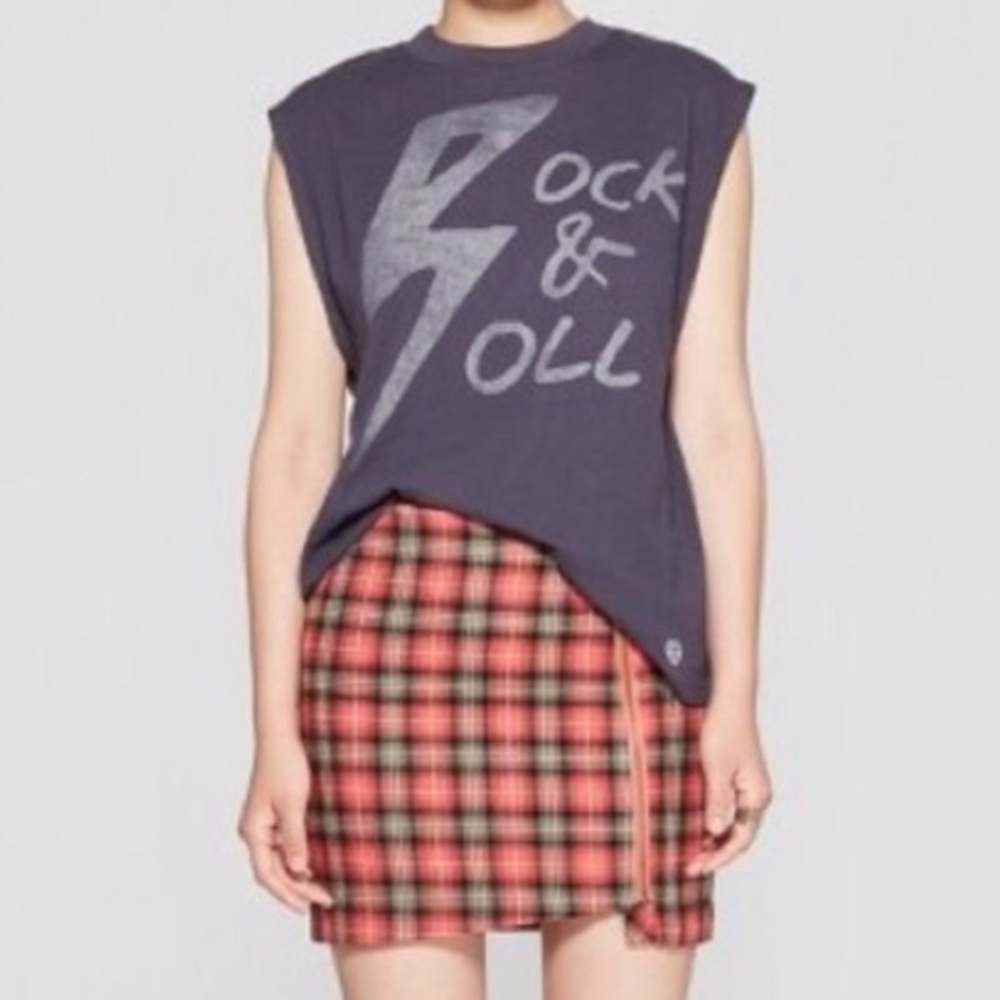 Rock and Roll junk food muscle tank